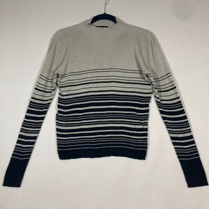 C'est City Silk Y2K Funnel Neck Pullover Sweater L Quiet‎ Luxury Professional
